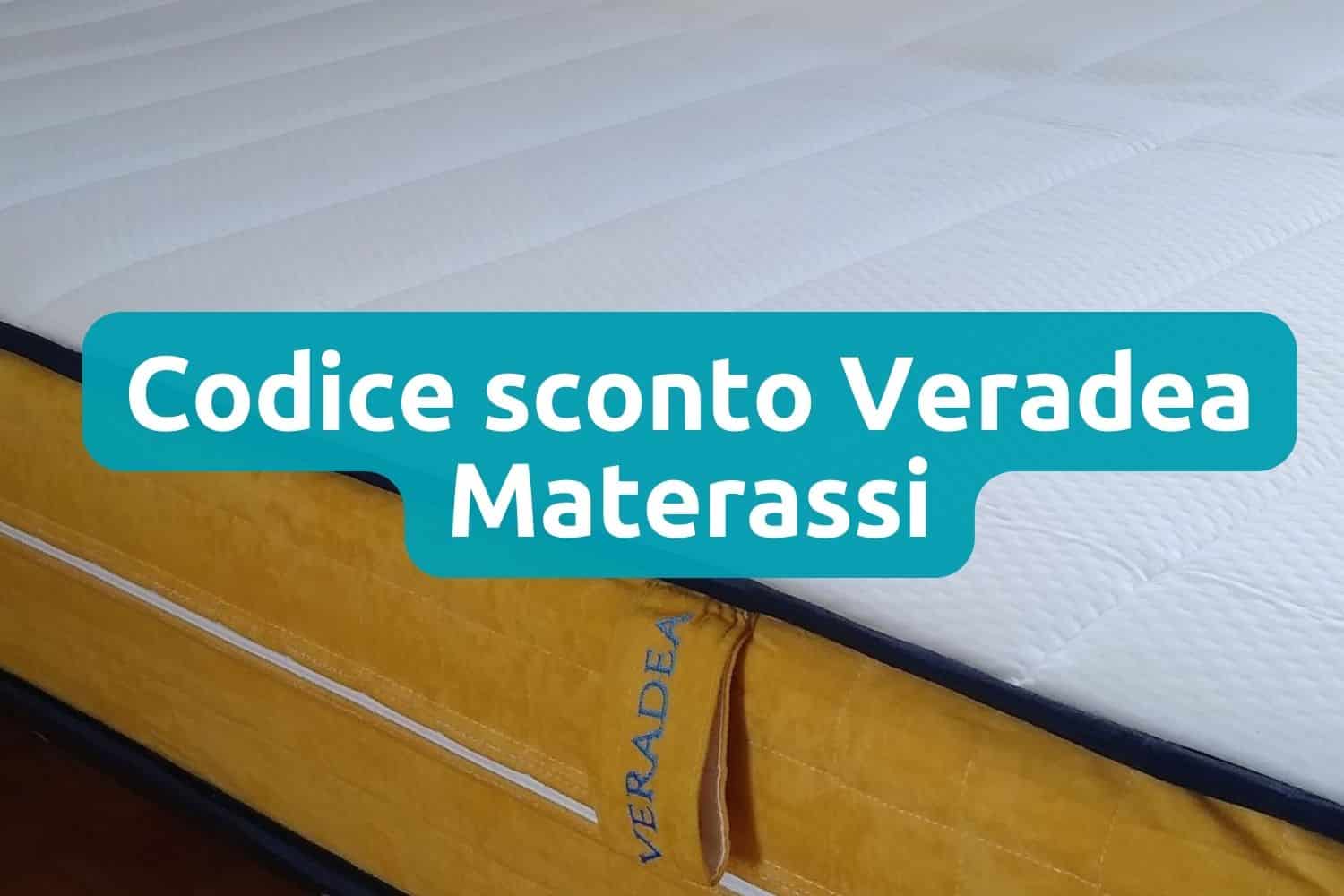 Codice sconto Veradea Materassi