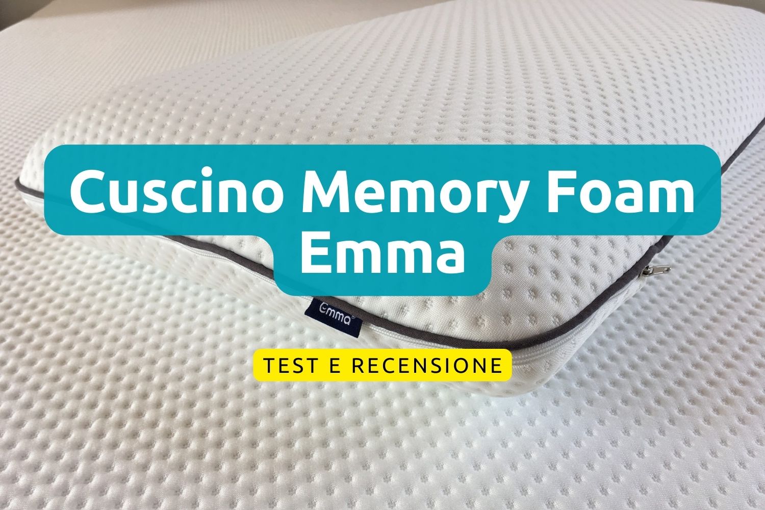 Cuscino Memory Foam Emma, test e recensione