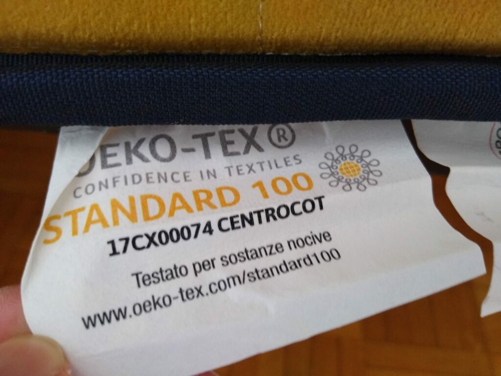 Veradea Memory Gel: oeko standard 100